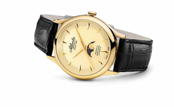 Atlantic tömör arany óra ⎮svájci automata⎮ Seagold Moonphase Limited 135 Year Anniversary Edition 1 Atlantic tömör arany óra ⎮svájci automata⎮ Seagold Moonphase Limited 135 Year Anniversary Edition