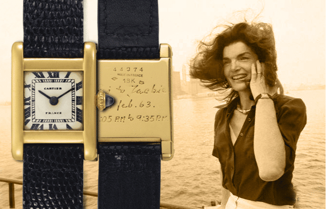 Jackie Kennedy Cartier tank különlegeks női karóra