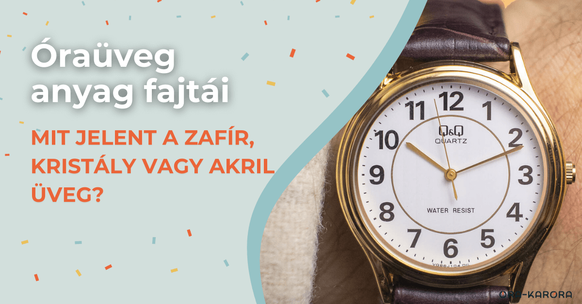 Cikkek 5 óraüvegek anyagai